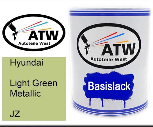 Hyundai, Light Green Metallic, JZ: 1L Lackdose, von ATW Autoteile West.